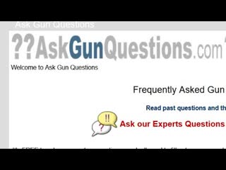 Ask Gun Questions  No.30