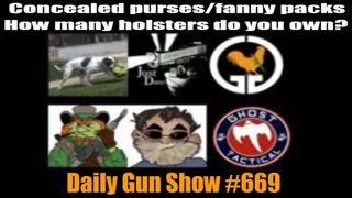 concealed purses fanny packs – How many holsters do you own – Daily Gun Show 669