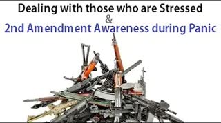 Dealing with people who are Stressed Second Amendment Awareness during Panic
