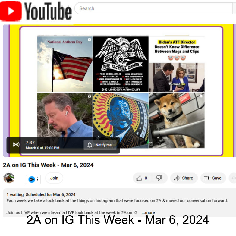 2A on IG This Week – March 6, 2024