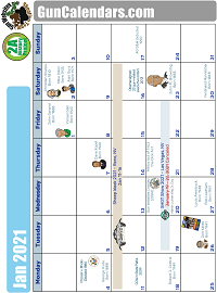 Gun Calendars: Daily Firearm History and 2A Events
