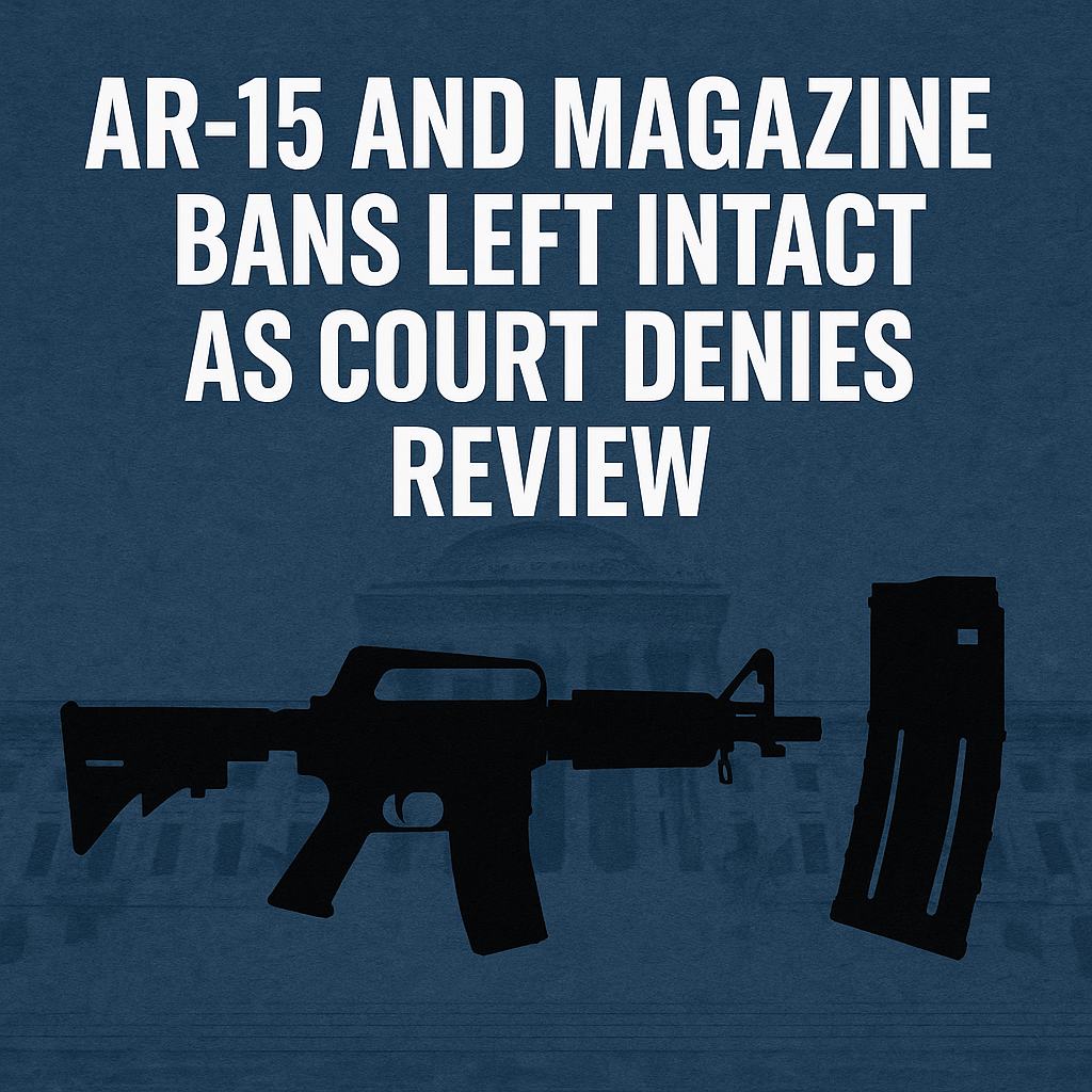 Supreme Court Declines Key Second Amendment Cases – AR-15 and Magazine Bans Left Intact