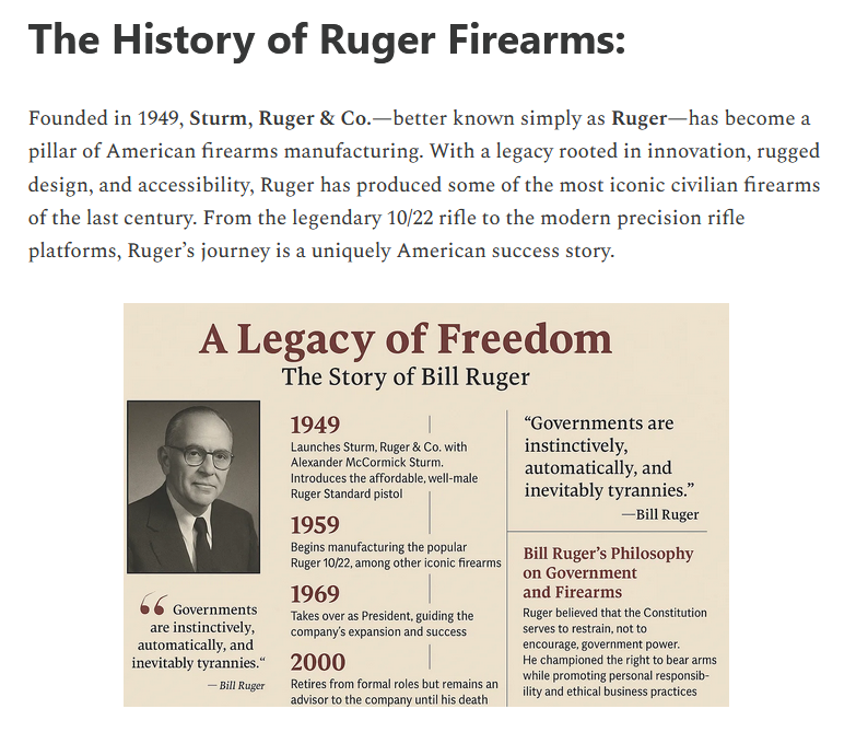 Ruger Firearms: An American Legacy of Innovation and Craftsmanship