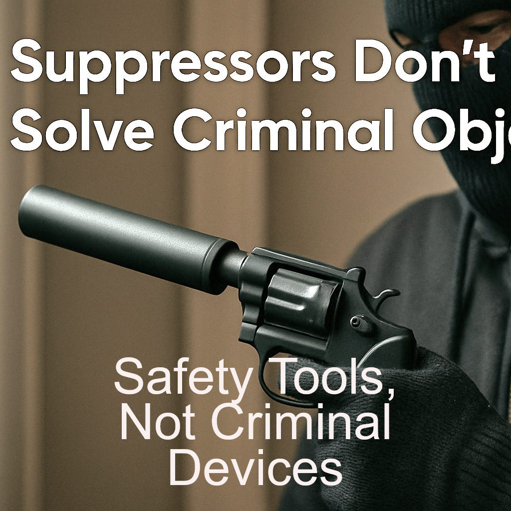 Suppressors: Useless for Crime, Valuable for Safety